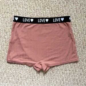 Women’s Pink Boxer Shorts